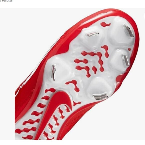 Nike React Hyperdiamond 4 Elite Softball Cleats CZ5917-616 Red‎ Women's Size 7.5 - Picture 5 of 6